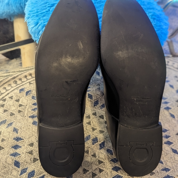 Men's Ferragamo cap toe dress shoe - Picture 6 of 7